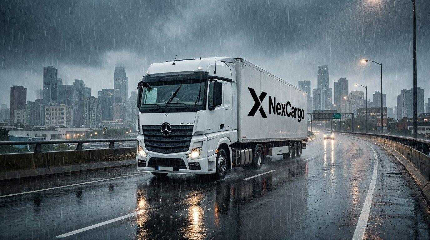NexCargo Freight Stuttgart – Truck on the motorway