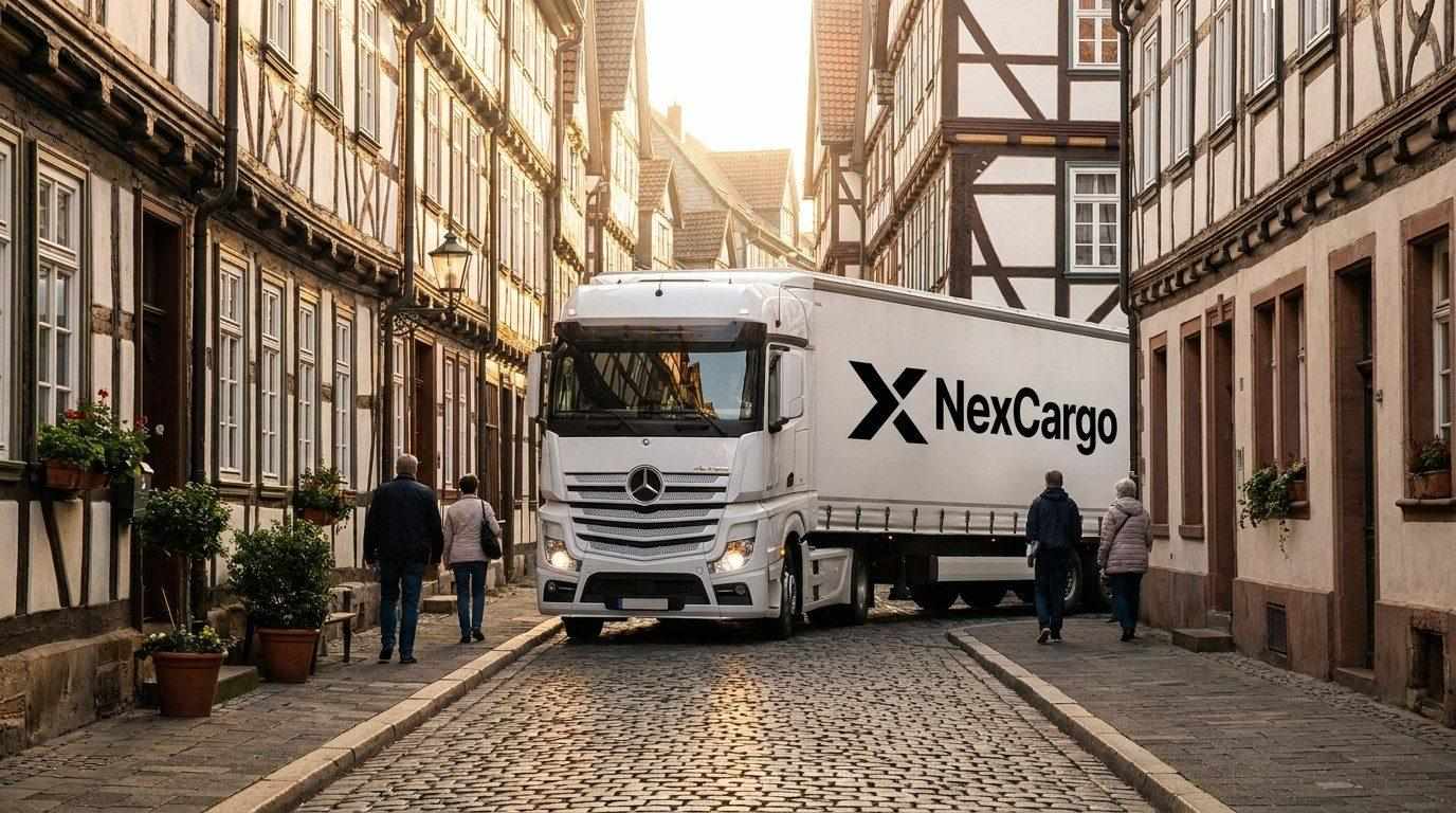 NexCargo Freight Ulm – Truck on the motorway