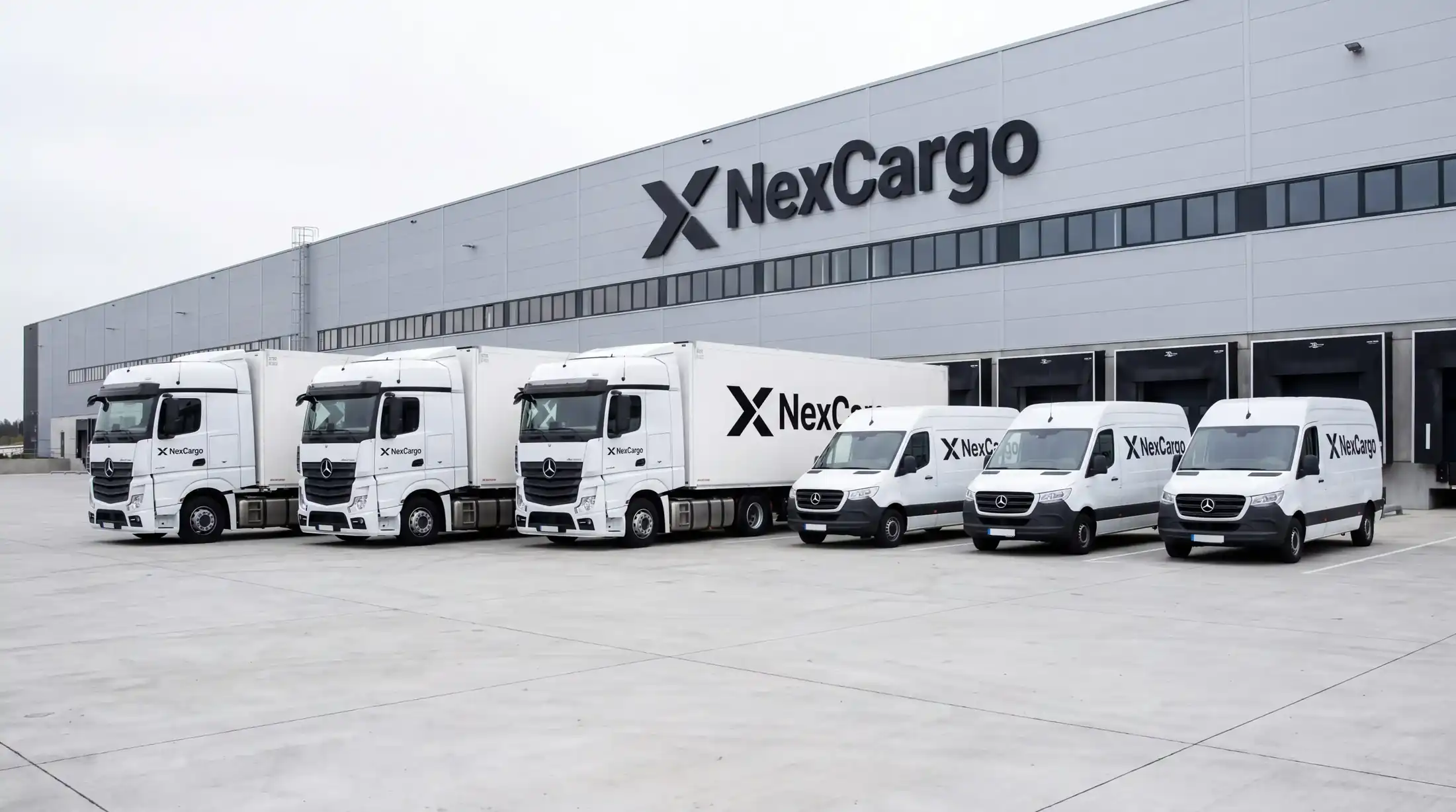 NexCargo vehicle fleet – modern vans and sprinters across Germany